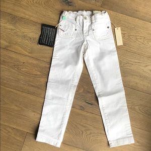 Girls DIESEL “Kinkey K” White jeans - Size 7Y